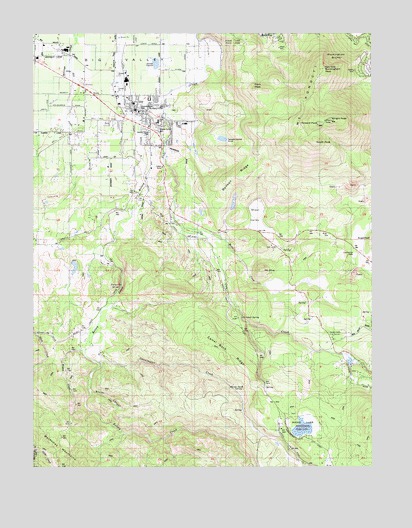 Kelseyville, CA USGS Topographic Map