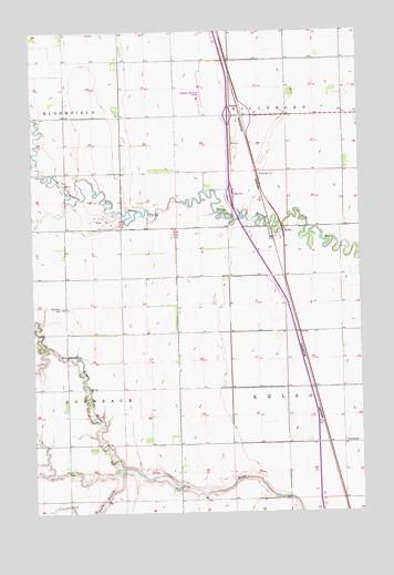 Kelso, ND USGS Topographic Map