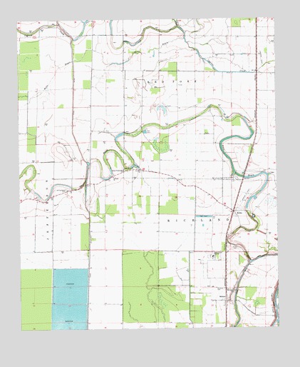 Kelso, AR USGS Topographic Map