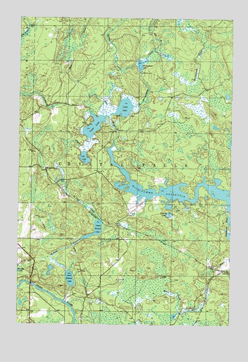 Kelso Junction, MI USGS Topographic Map