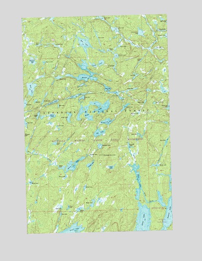 Kelso Mountain, MN USGS Topographic Map