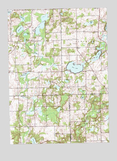 Banfield, MI USGS Topographic Map
