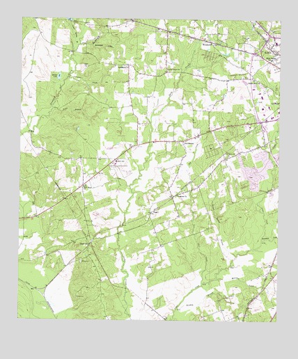 Keltys, TX USGS Topographic Map