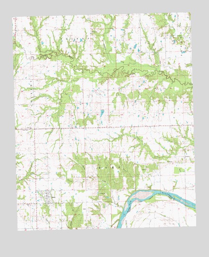 Kemp, OK USGS Topographic Map
