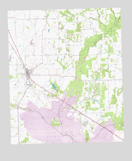 Kemp, TX USGS Topographic Map