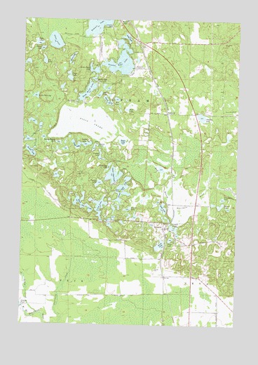 Kempster, WI USGS Topographic Map