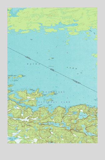 Kempton Bay, MN USGS Topographic Map