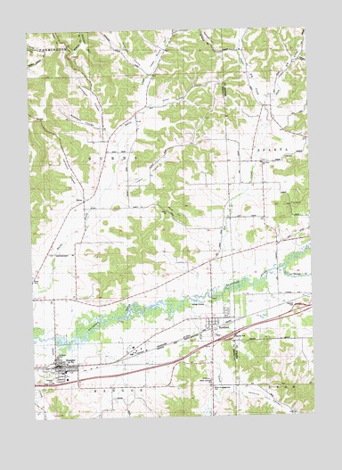 Bangor, WI USGS Topographic Map