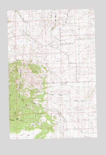 Kendall, MT USGS Topographic Map
