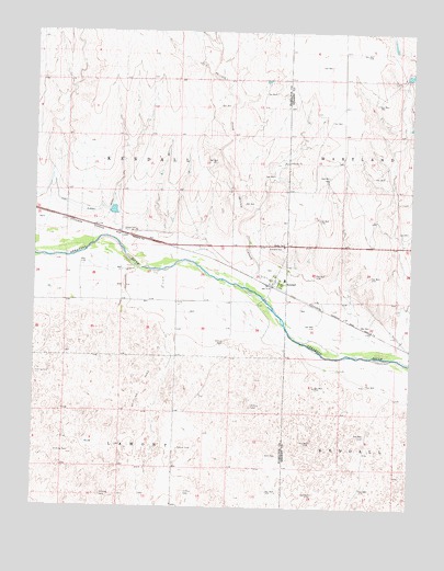 Kendall, KS USGS Topographic Map