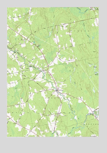 Kenduskeag, ME USGS Topographic Map