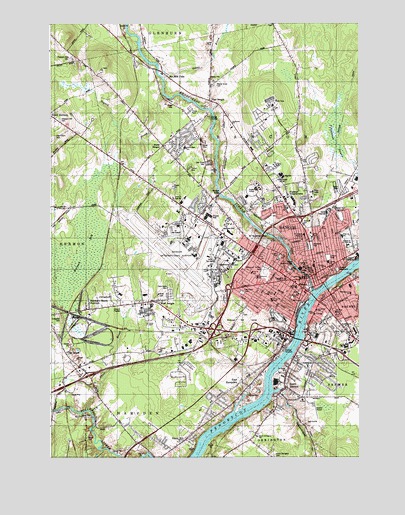 Bangor, ME USGS Topographic Map