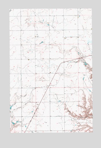 Kenilworth SW, MT USGS Topographic Map