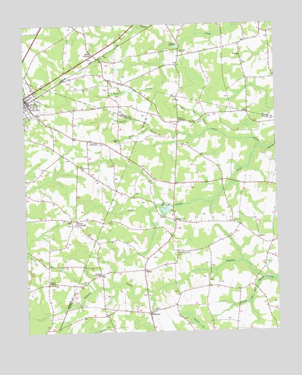 Kenly East, NC USGS Topographic Map