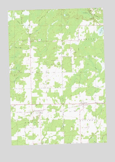 Kennan, WI USGS Topographic Map