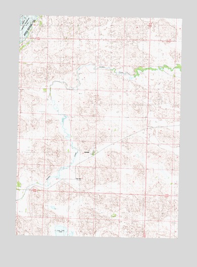 Kennedy, NE USGS Topographic Map