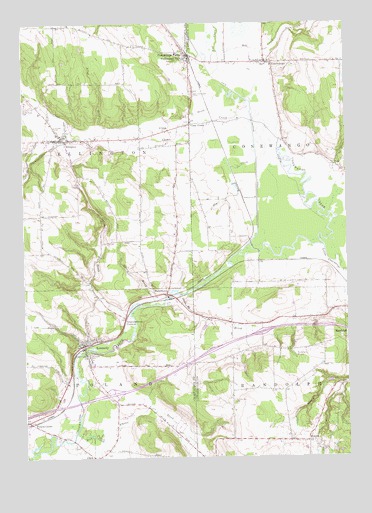Kennedy, NY USGS Topographic Map