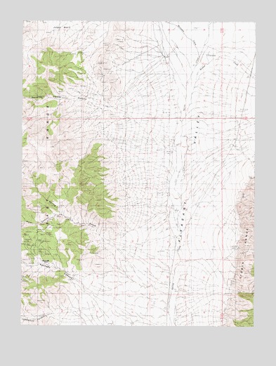 Kennedy Canyon, NV USGS Topographic Map