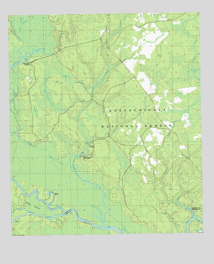 Kennedy Creek, FL USGS Topographic Map