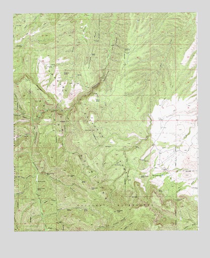 Kennedy Peak, AZ USGS Topographic Map