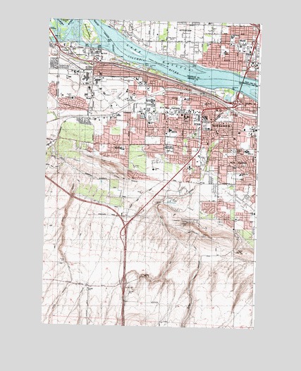 Kennewick, WA USGS Topographic Map