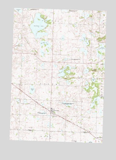 Kensington, MN USGS Topographic Map