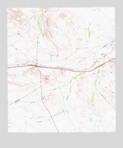 Kent, TX USGS Topographic Map