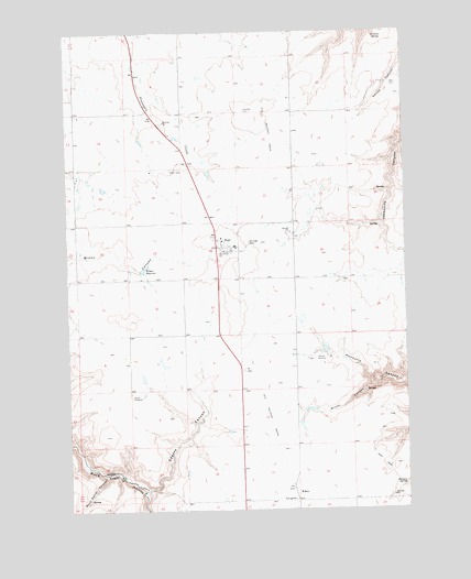 Kent, OR USGS Topographic Map