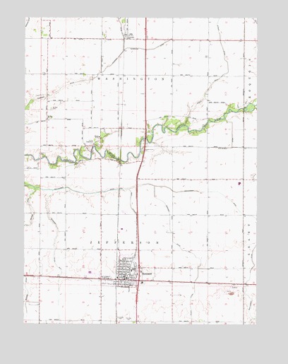 Kentland, IN USGS Topographic Map