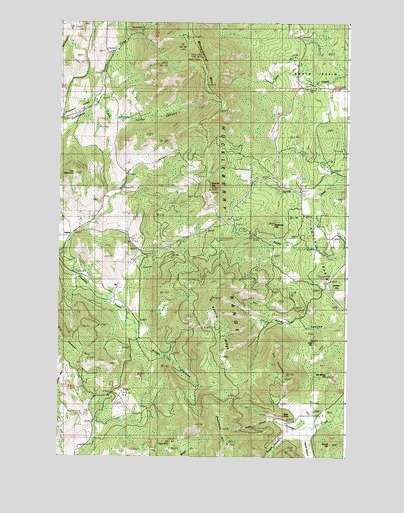 Kentry Ridge, WA USGS Topographic Map