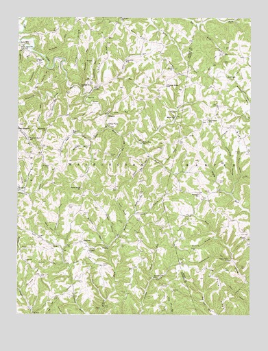 Kentuck, WV USGS Topographic Map