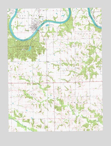 Keosauqua, IA USGS Topographic Map