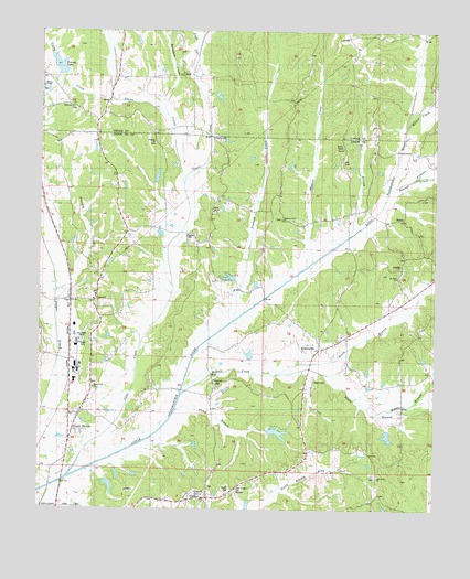 Keownville, MS USGS Topographic Map