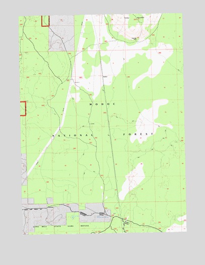 Kephart, CA USGS Topographic Map