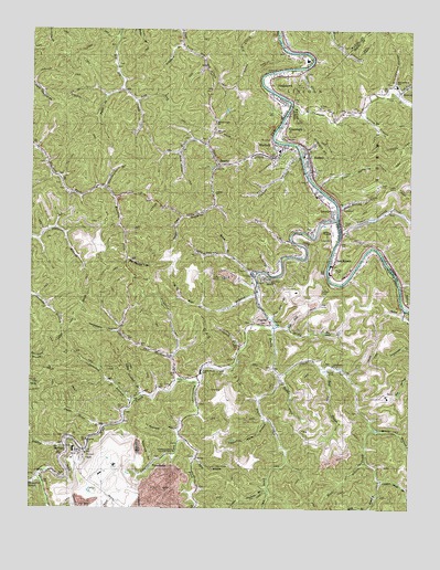 Kermit, WV USGS Topographic Map