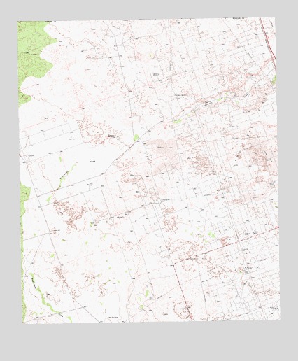 Kermit NW, TX USGS Topographic Map