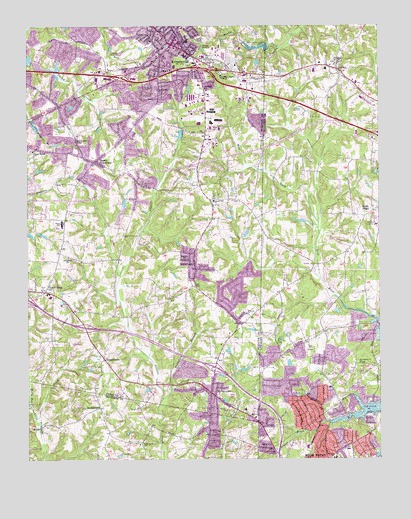 Kernersville, NC USGS Topographic Map