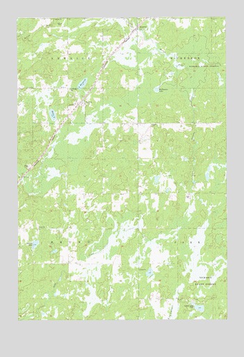 Kerrick, MN USGS Topographic Map