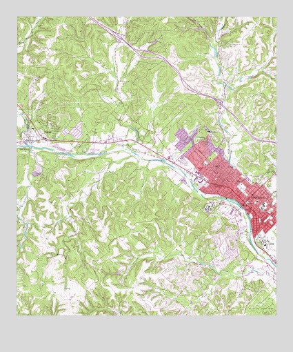Kerrville, TX USGS Topographic Map