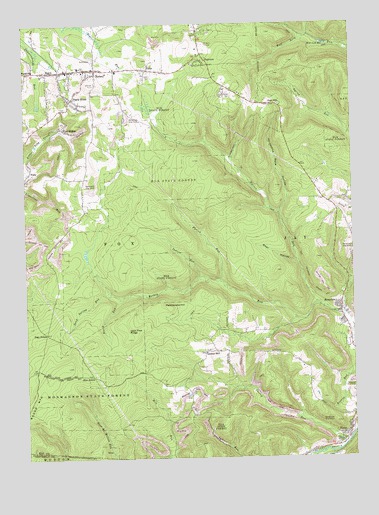 Kersey, PA USGS Topographic Map