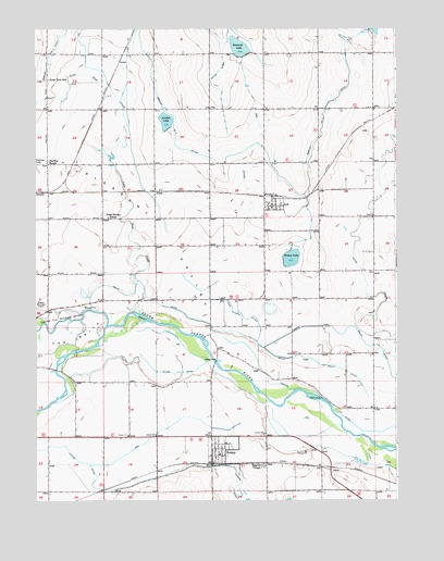Kersey, CO USGS Topographic Map