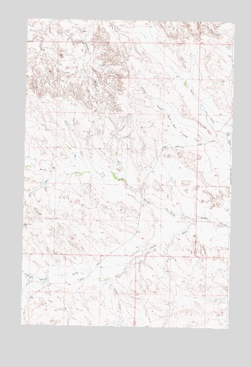 Kester School, MT USGS Topographic Map