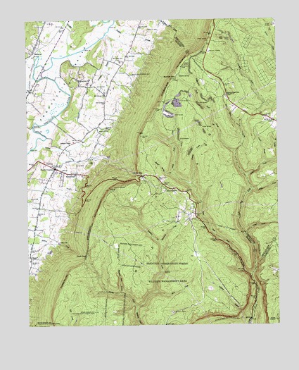 Ketner Gap, TN USGS Topographic Map
