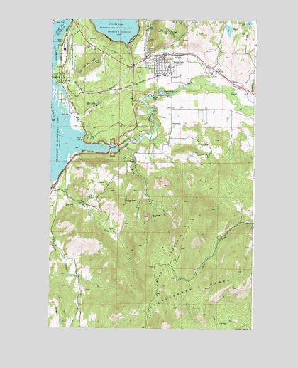 Kettle Falls, WA USGS Topographic Map