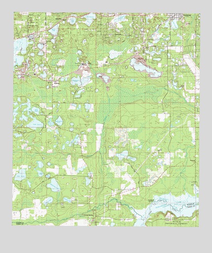 Keuka, FL USGS Topographic Map