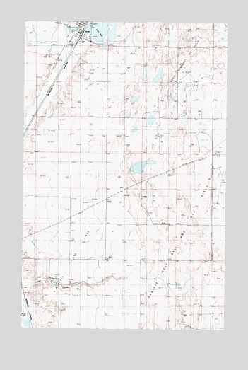 Kevin South, MT USGS Topographic Map