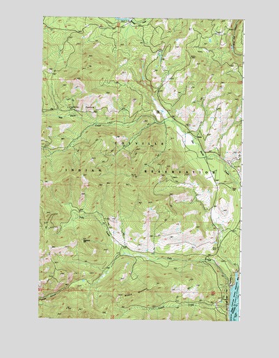 Kewa, WA USGS Topographic Map