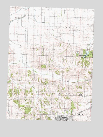 Kewanee North, IL USGS Topographic Map