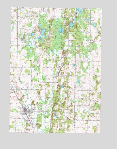 Kewaskum, WI USGS Topographic Map