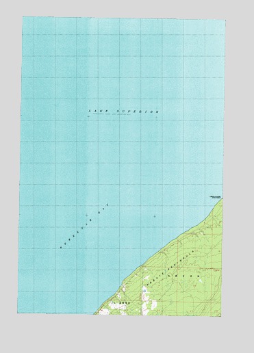 Keweenaw Bay NE, MI USGS Topographic Map